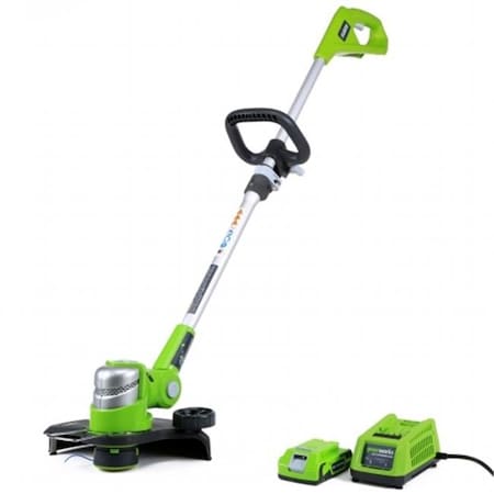 Greenworks Greenworks 21342 12 in. G24 24V Cordless String Trimmer With 2.0Ah Battery And Charger 21342